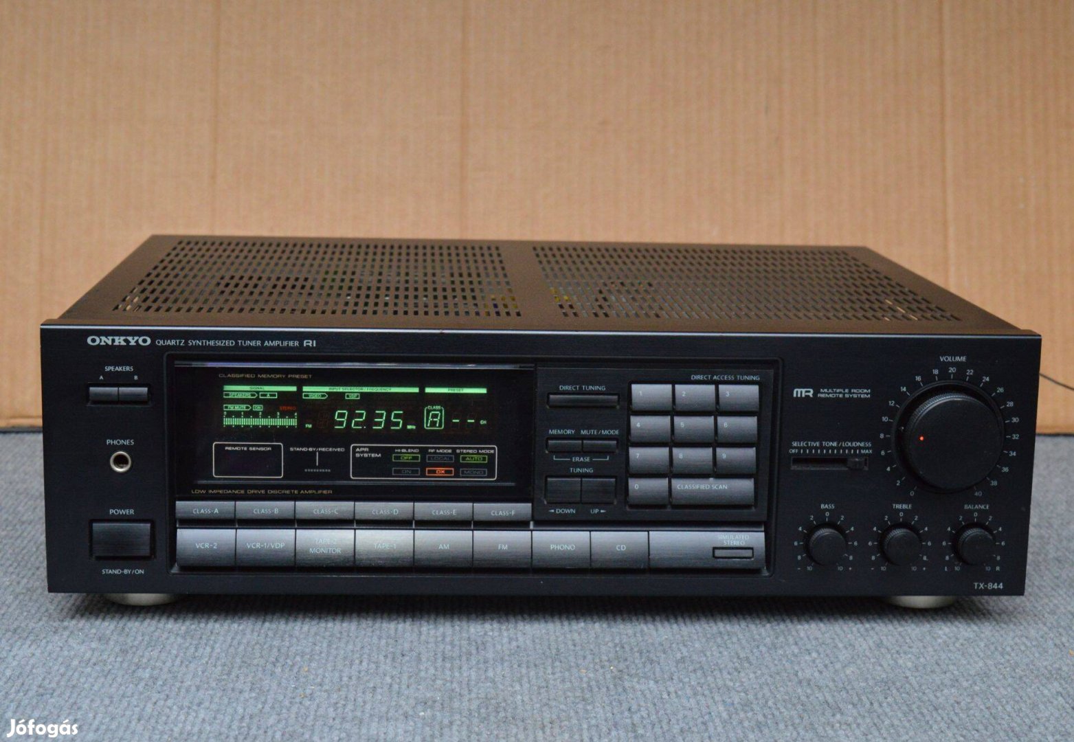 Onkyo TX-844 2x60W-os Hi-Fi sztereó rádióerősítő