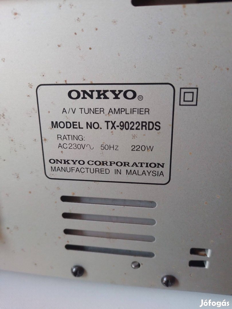 Onkyo TX-9022RDS Stereó erősitő eladó