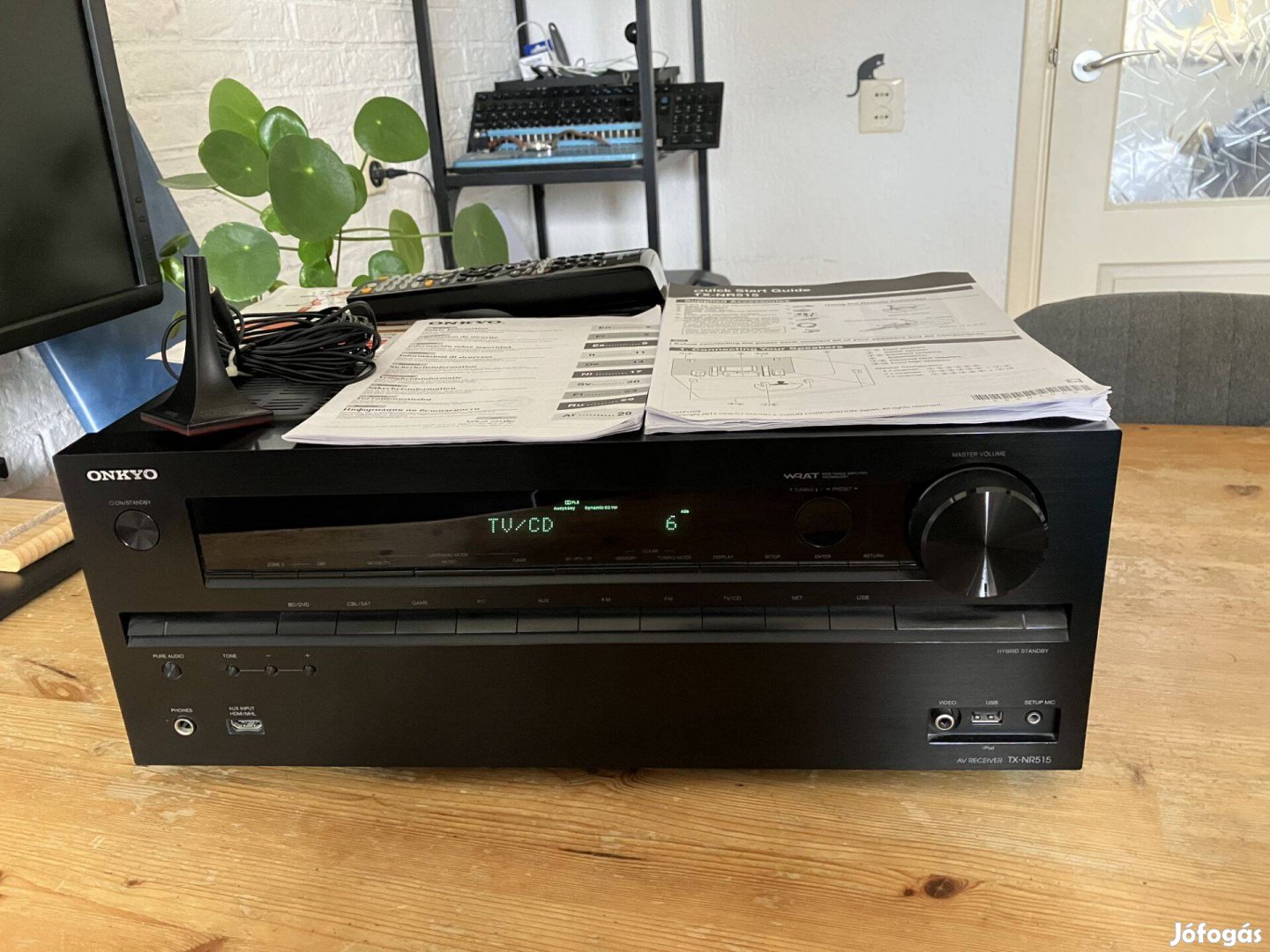 Onkyo TX-NR515 7.2 házimozi erősítő kompletten