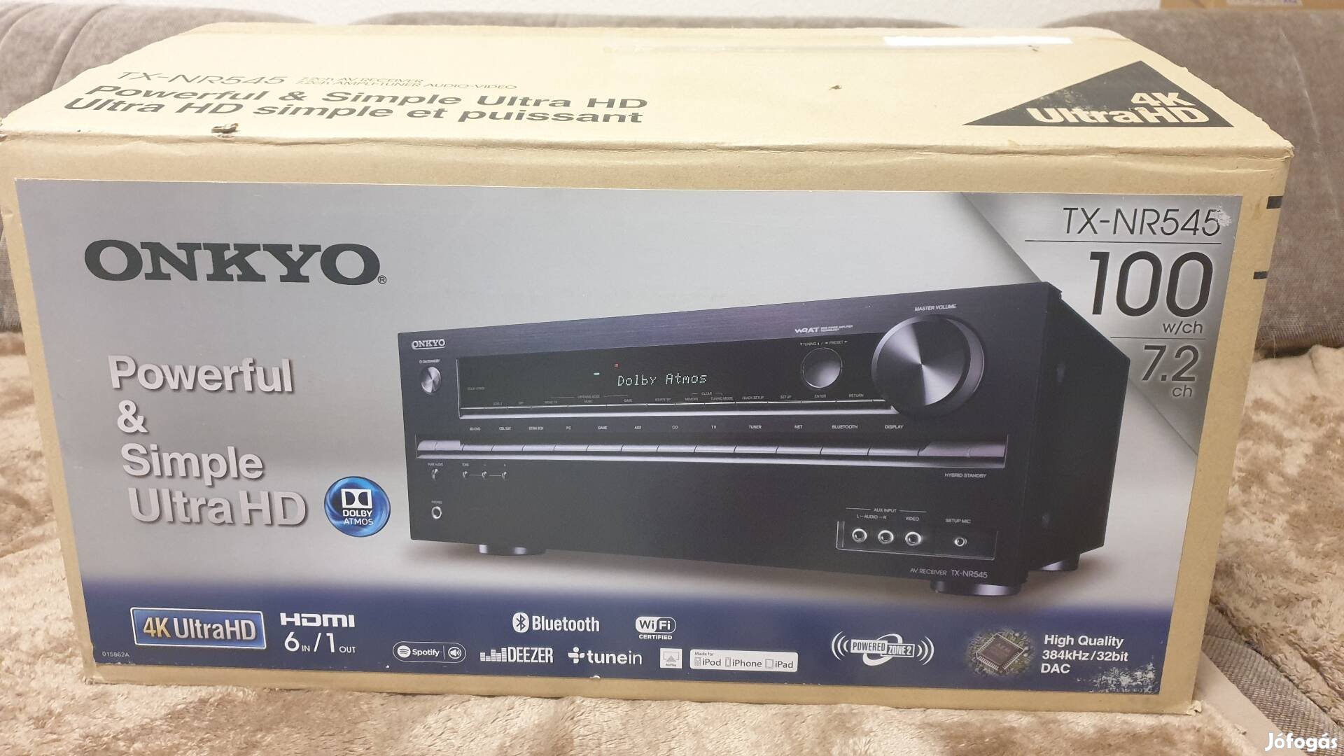 Onkyo TX-NR545 7.2 Dolby Atmos 