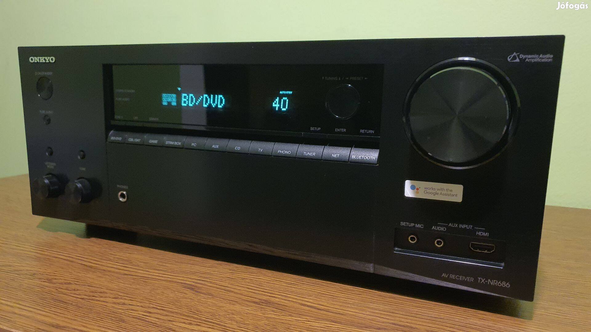 Onkyo TX-NR686 házimozi erősítő /4K, Atmos, HDR, Dolby Vision/