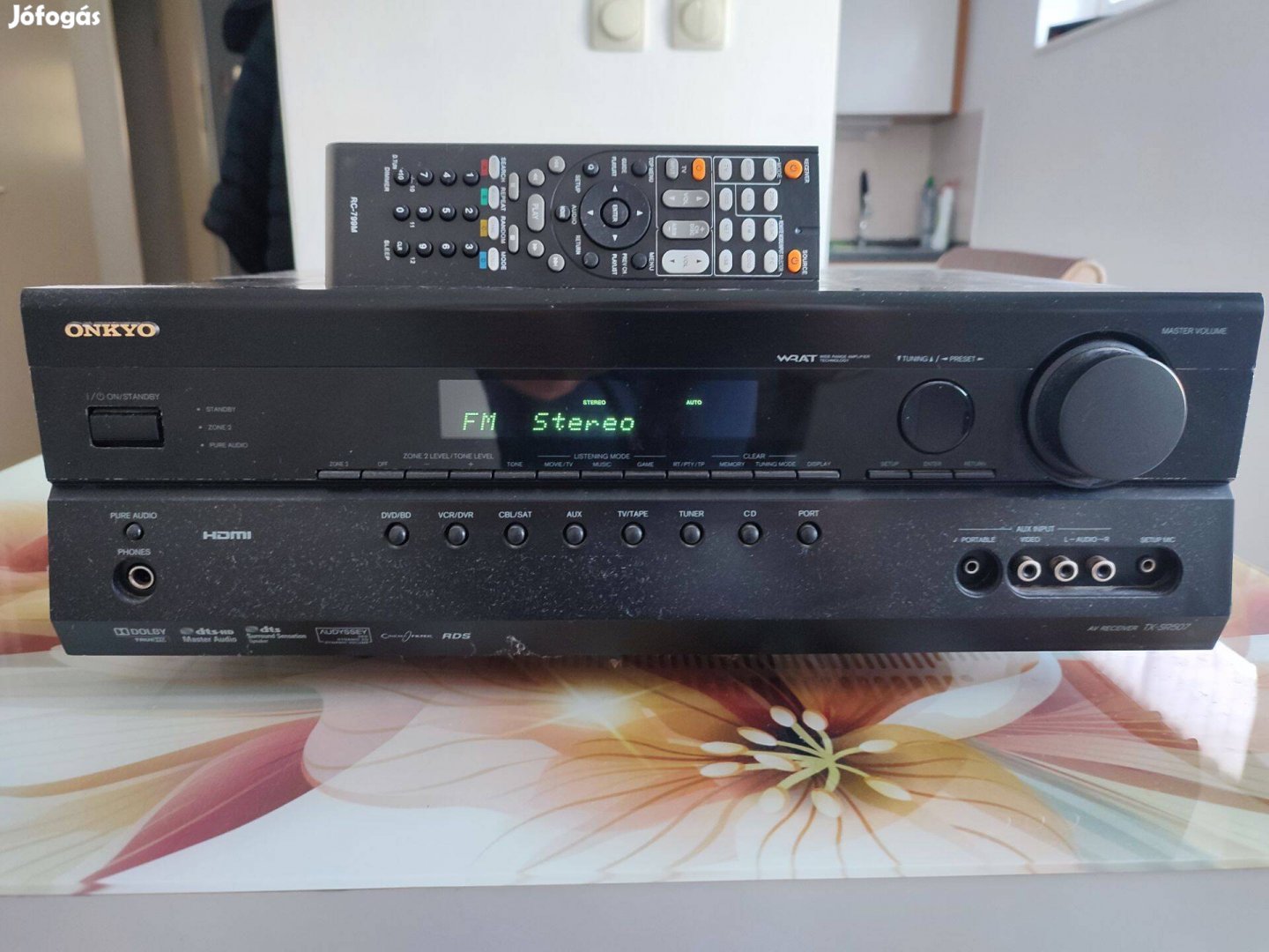 Onkyo TX-SR507 5.1 házimozi erősítő kihasználatlanság miatt