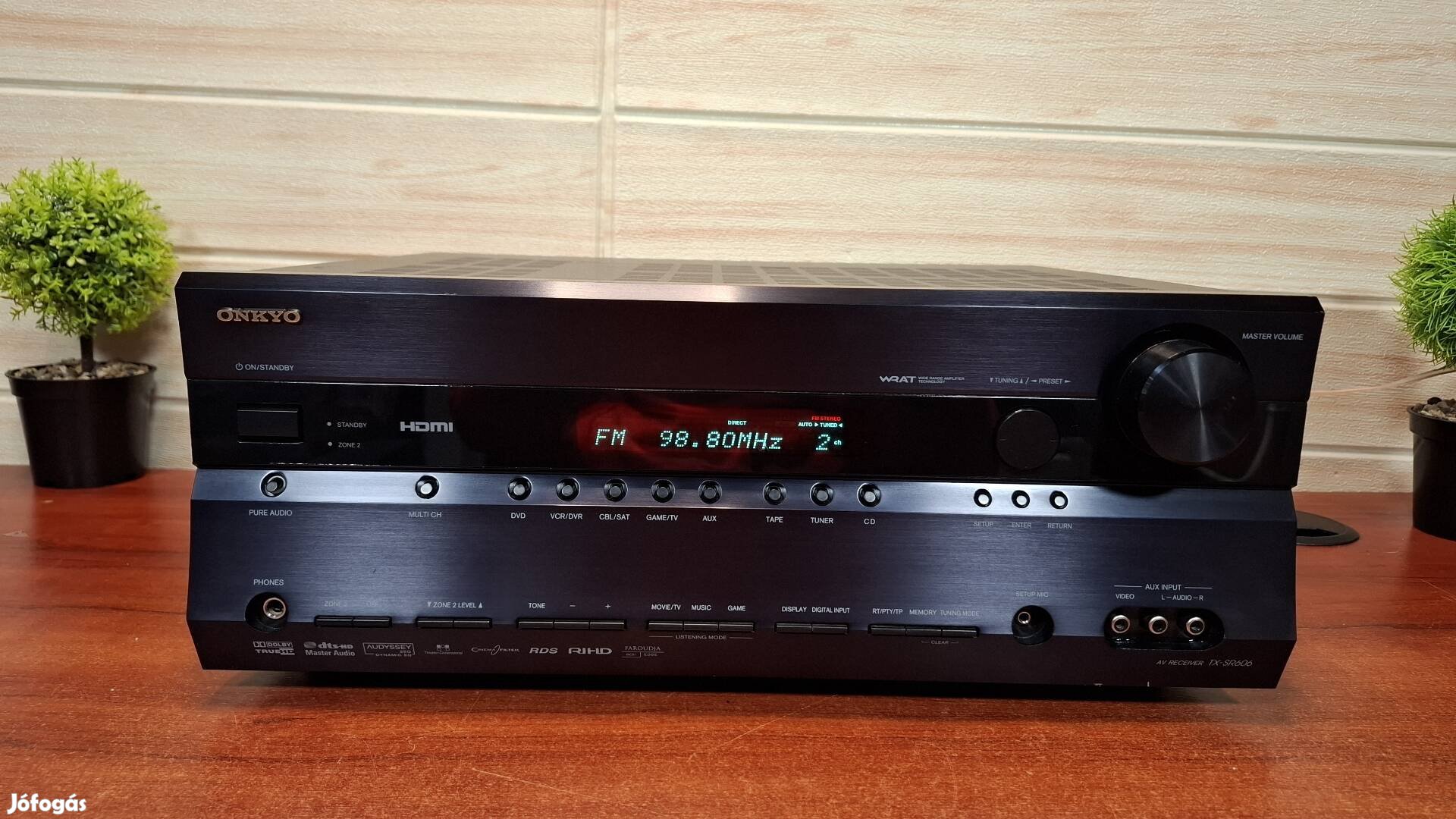 Onkyo TX SR606 (Hibás de müködő) 