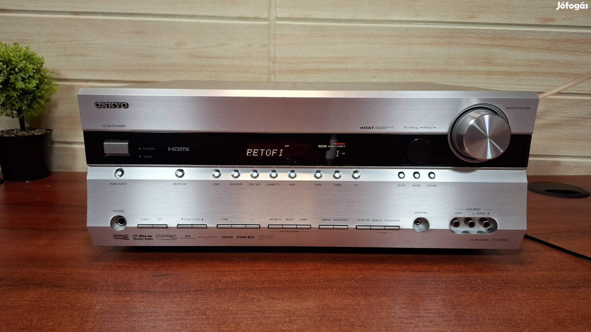 Onkyo TX SR606 (Hibás de működő) 