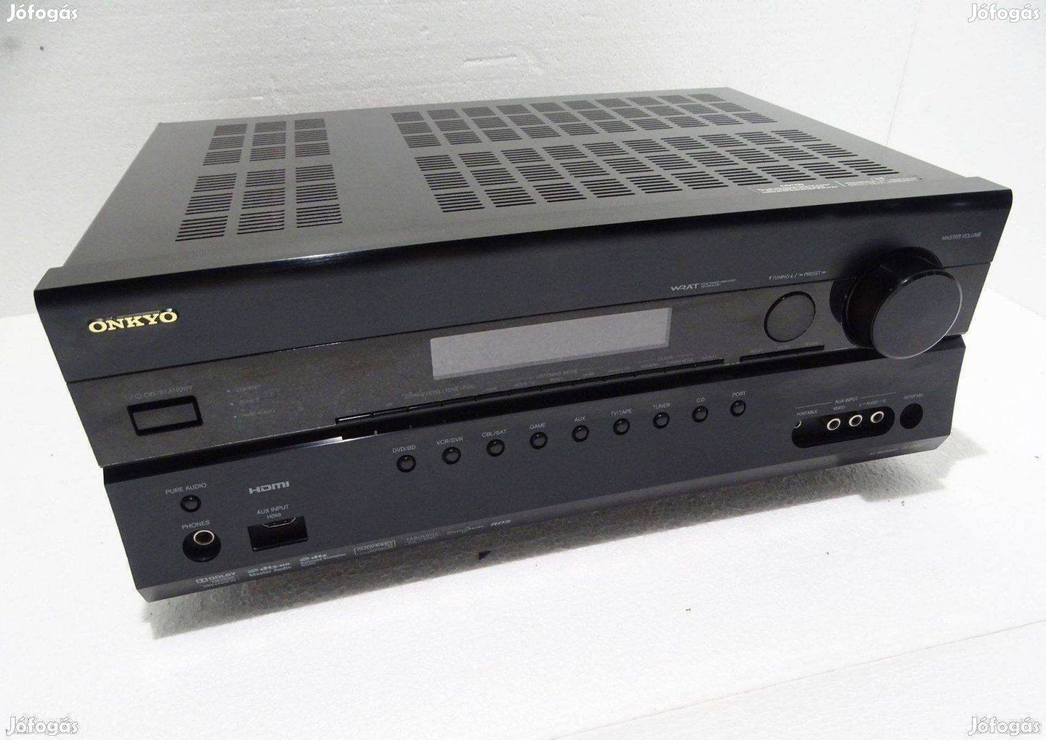 Onkyo TX-SR607 házimozi erősítő 7.2 erősítő fekete