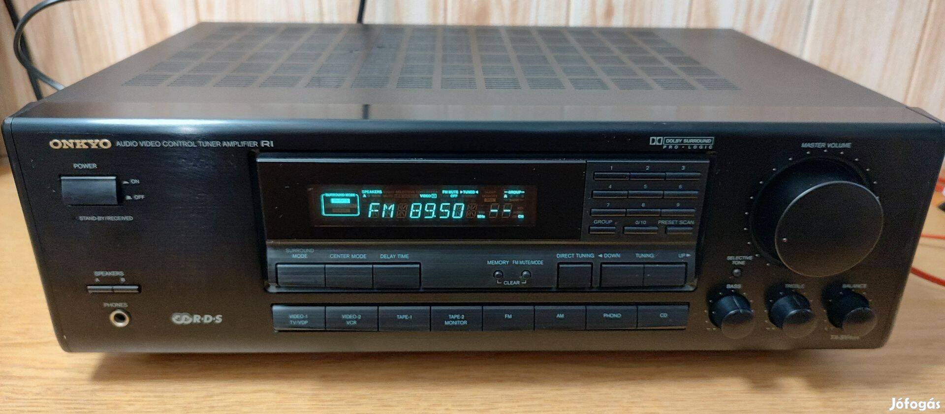 Onkyo TX-SV434 hangfalakhoz való rádiós erősítő.Hibátlanul működik