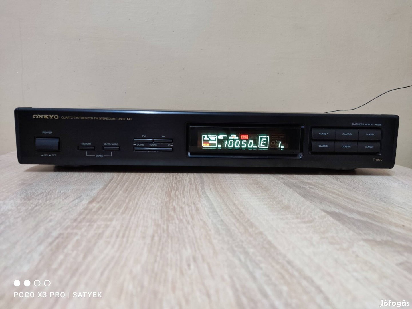 Onkyo T-4830 hifi rádio tuner deck