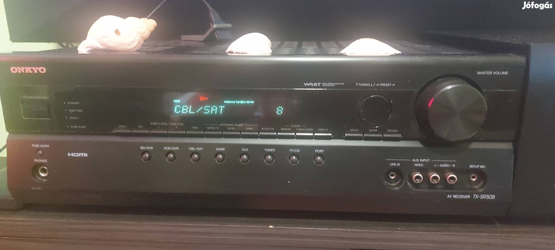 Onkyo Tx-sr508 7.1 erősítő ,tával