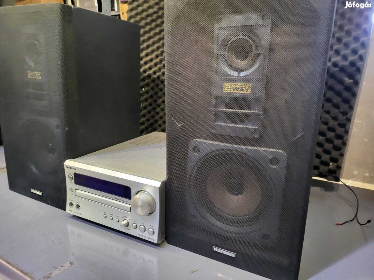 Onkyo cr-515 mini hifi Telefunknen hangfalakkal