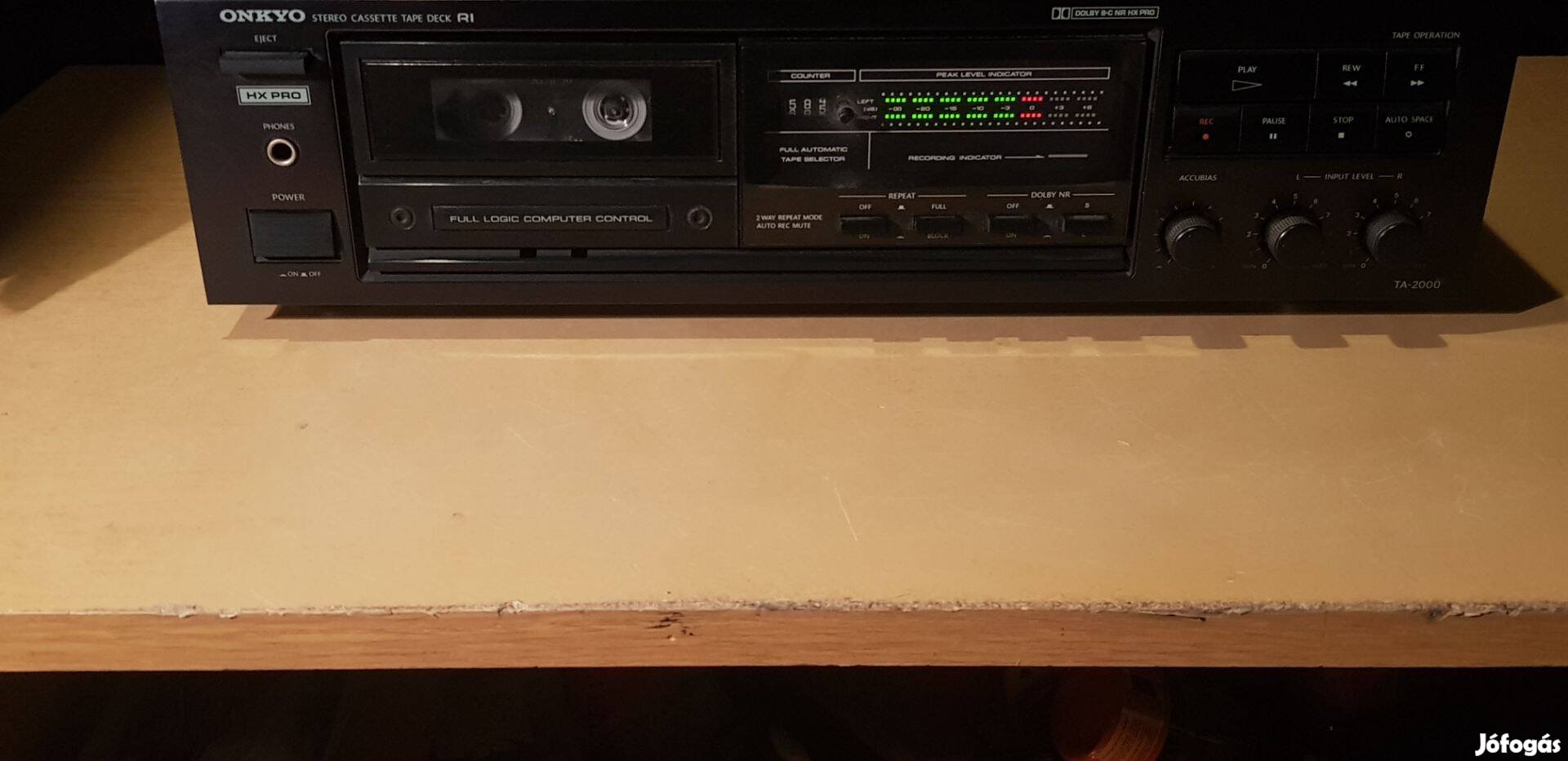 Onkyo kazettás hifi magnó deck eredeti japán újszerű pioneer, akai