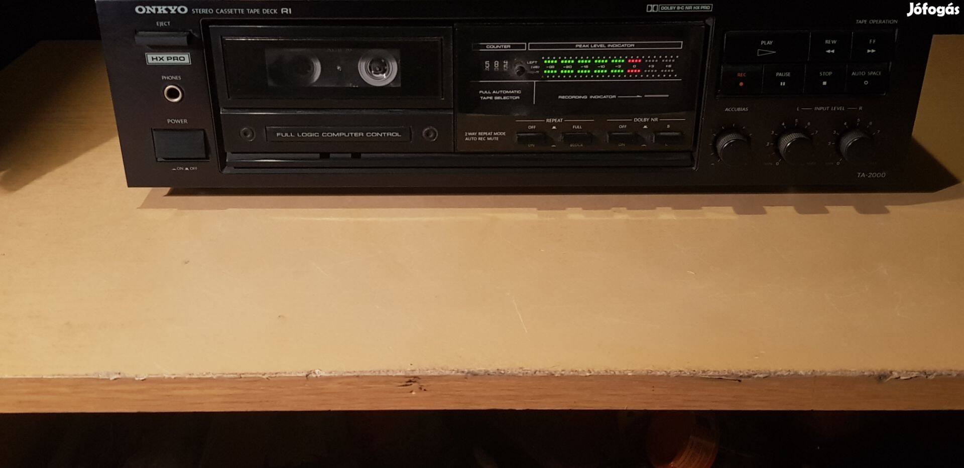 Onkyo kazettás hifi magnó deck eredeti japán újszerű pioneer, akai b