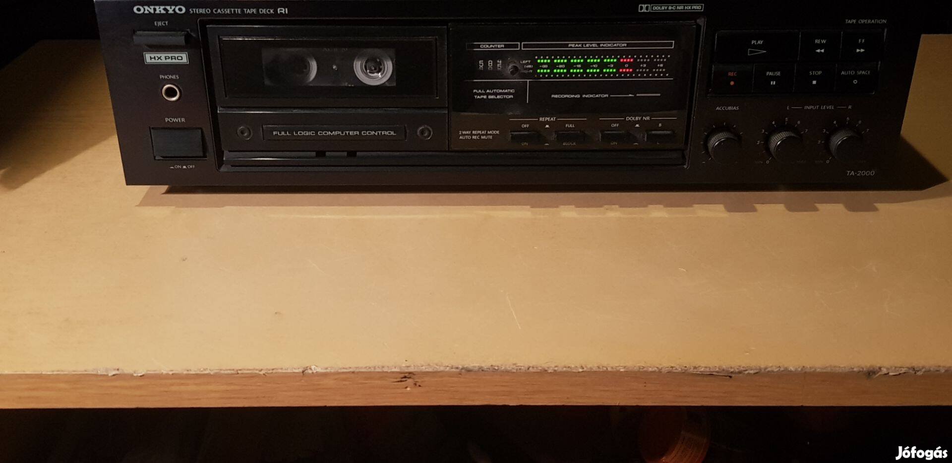 Onkyo kazettás hifi magnó deck eredeti japán újszerű pioneer, akai n