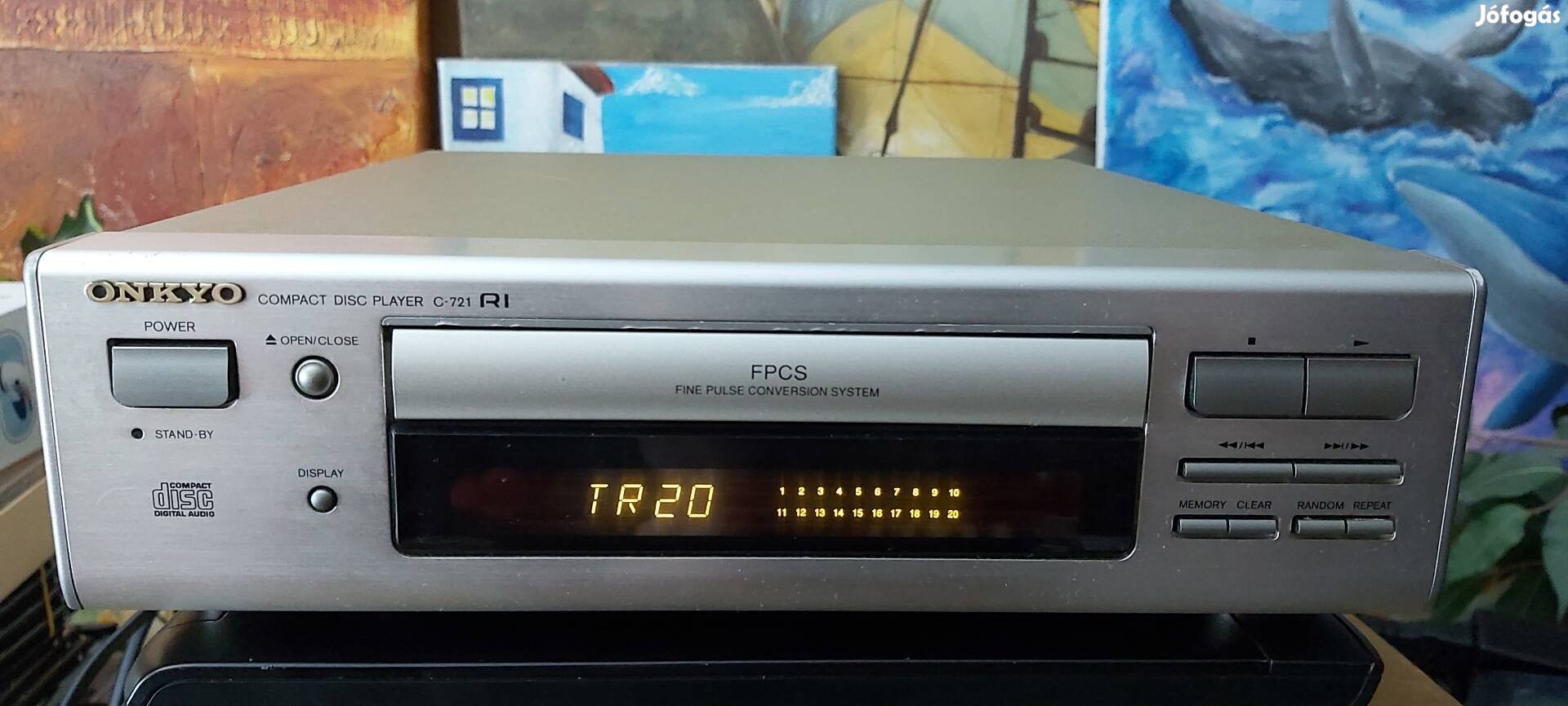 Onkyo midi CD lejátszó pezsgő színben, posta ok!