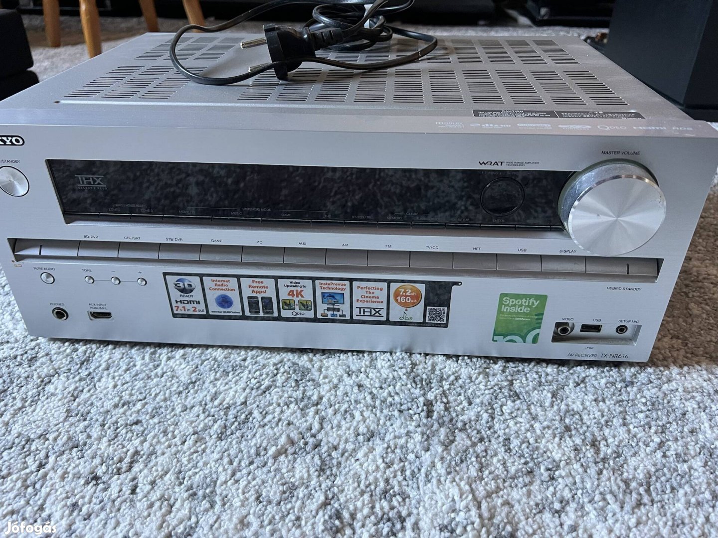 Onkyo tx-nr616 hazimozi erosito