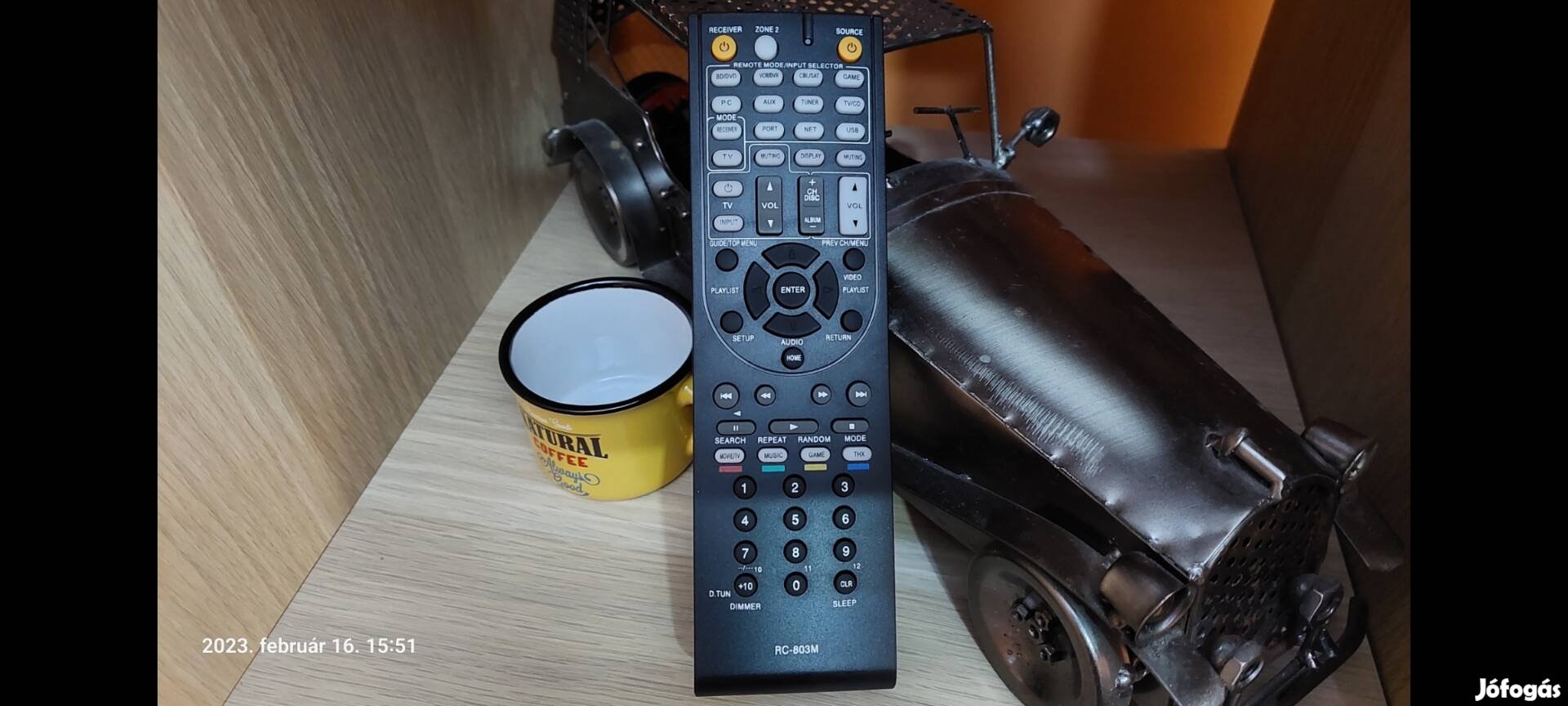 Onkyo vadonatúj távirányító házimozi erősítőhöz 