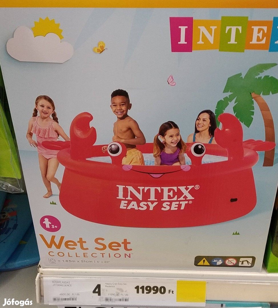 Önmegtartó Intex Medence Peremes Új 1,8 M