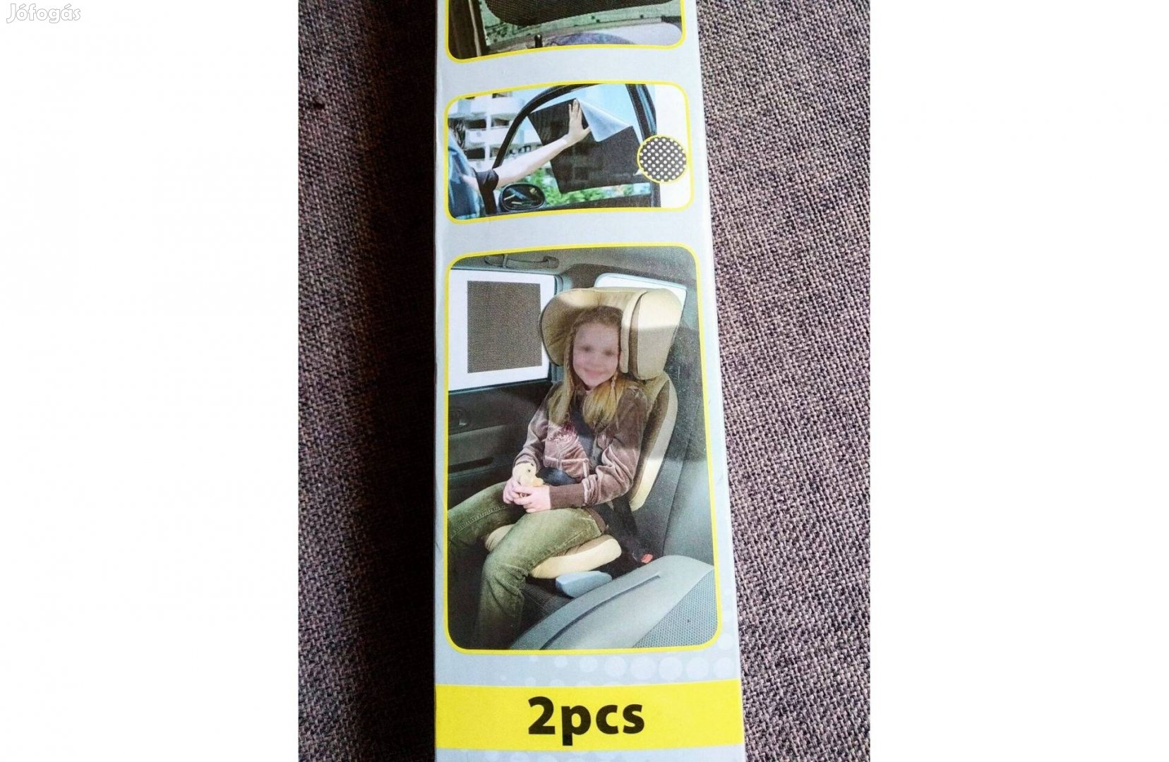 Öntapadós Napellenző Autóba Ablakra Újak 44X36 CM Párban,