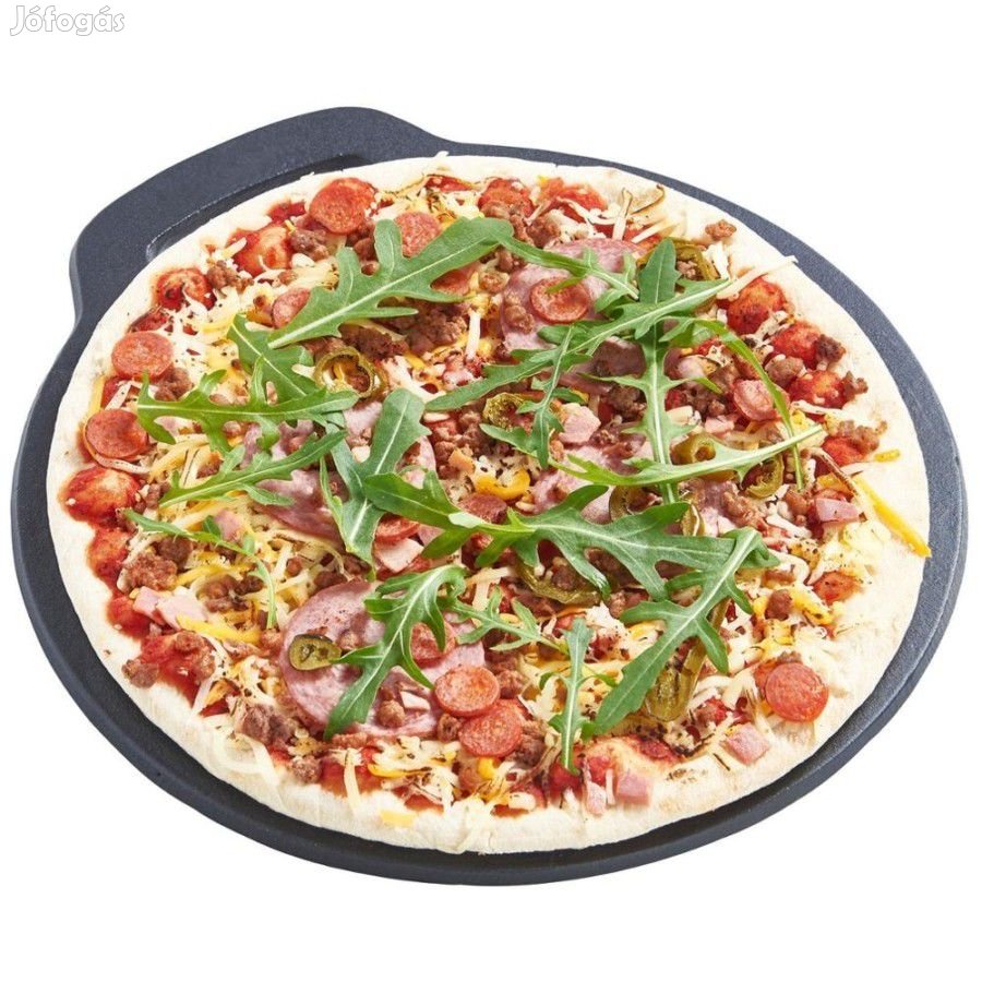 Öntöttvas grill lap 30 cm-es pizzasütő lap