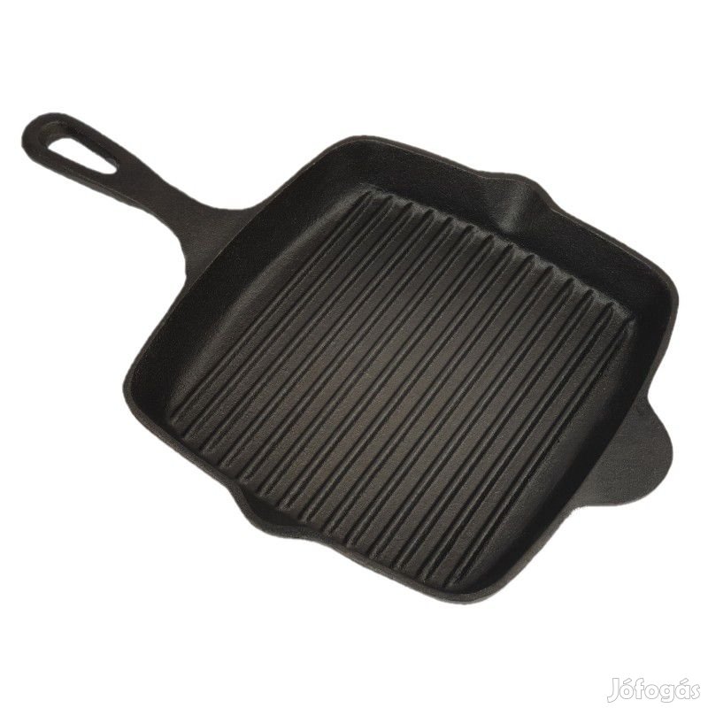 Öntöttvas grill serpenyő 26 cm
