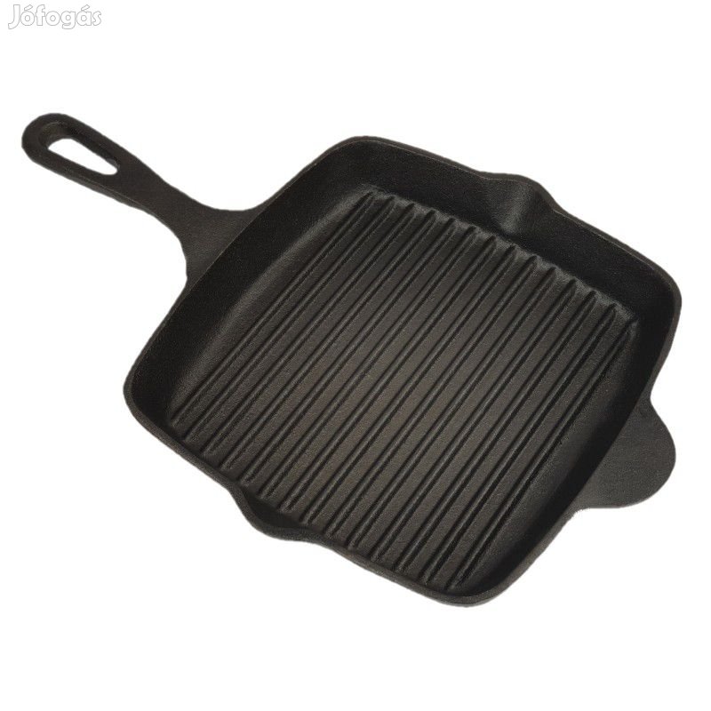 Öntöttvas grill serpenyő 26 cm