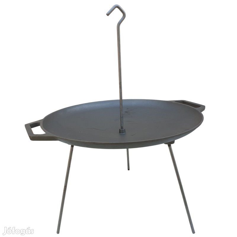 Öntöttvas hússütő tárcsa függesztékkel 50cm grilltárcsa