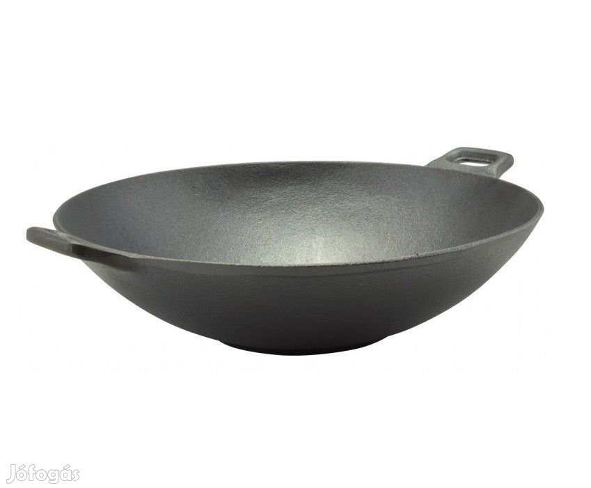 Öntöttvas wok 31 cm