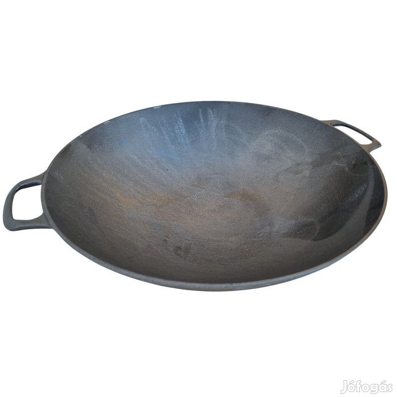 Öntöttvas wok 36 cm