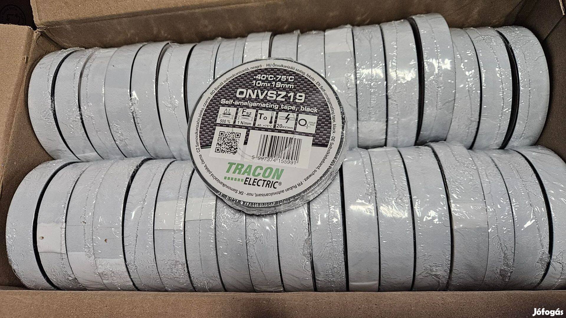 Önvulkanizálós vulkán gumiszalag Tracon 10m x 19mm