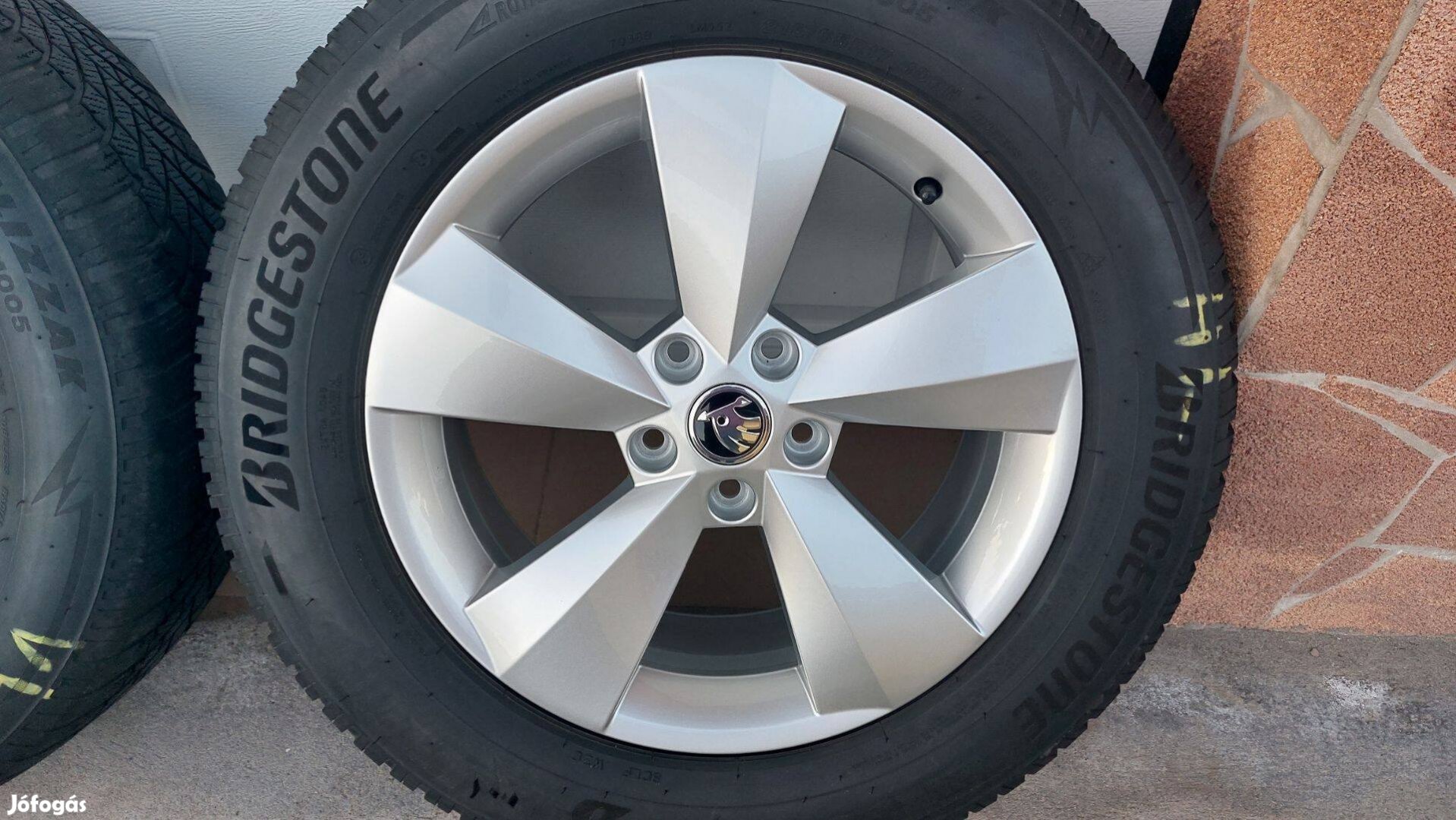Óóó Gyári ,új szerű Skoda Kodiaq-Karoq 17 alufelni ,téli gumi 5x112