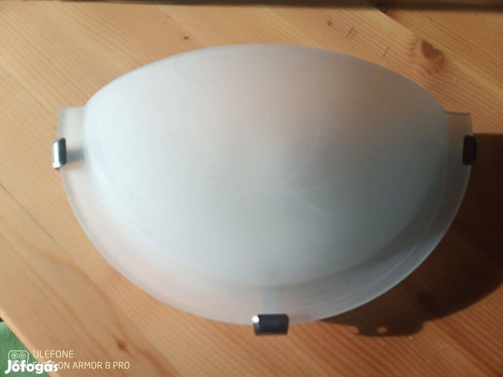 Opál UFO lámpa többcélú felhasználásra, normál foglalató, LED izzóval