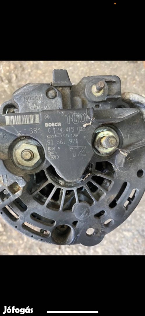 Opel 0 124 415 002 generátor beszerelési garancia posta megoldható