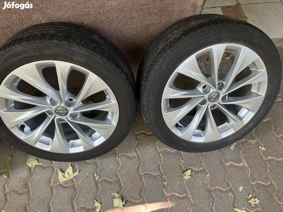 Opel 10 csavart küllős alufelni, 5x105 mm