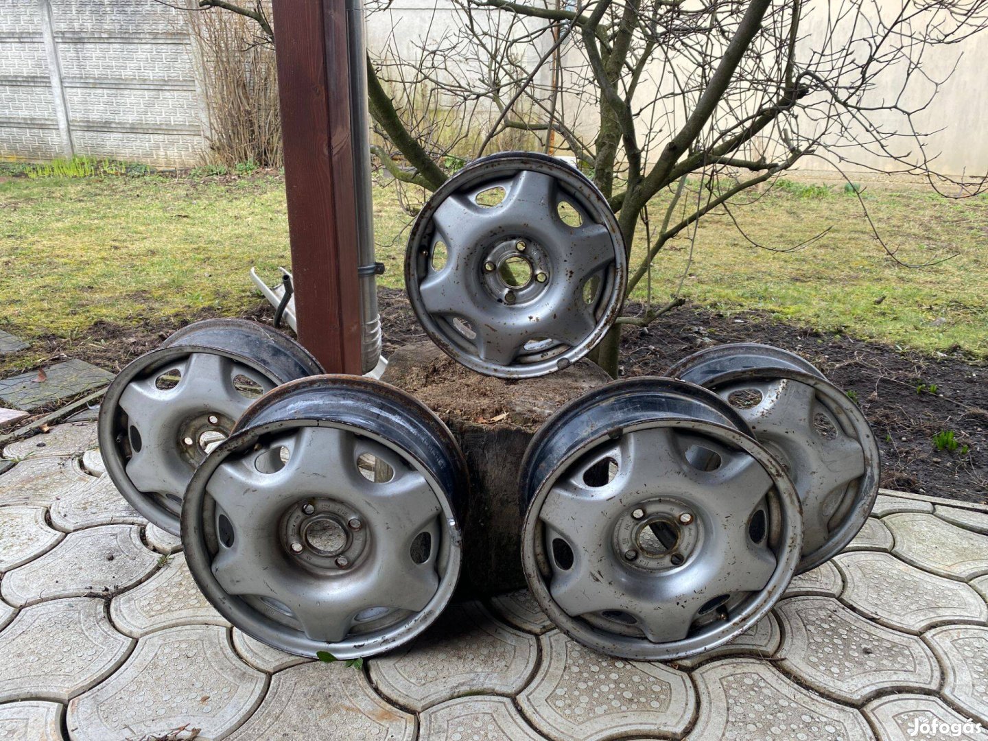 Opel 15"erősített lemezfelni