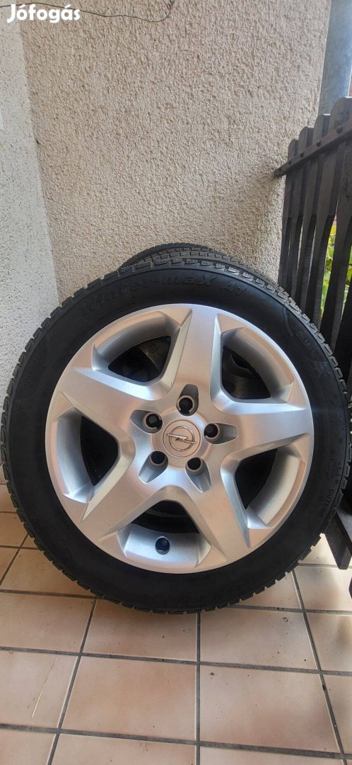 Opel 16 strukrúr felni, acélfelni, téli