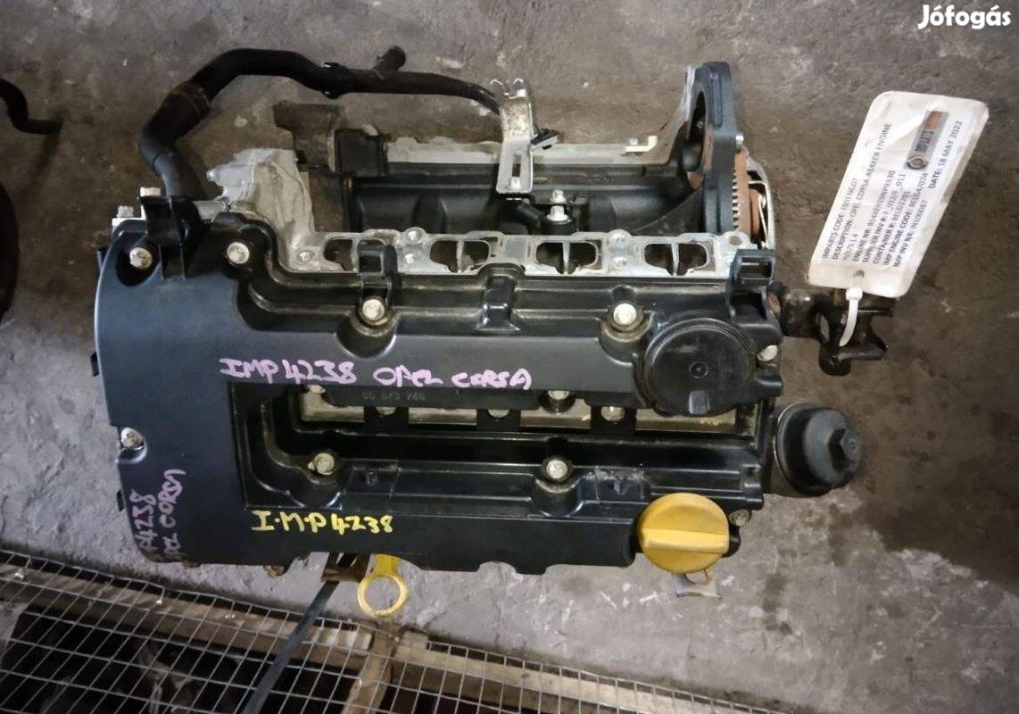 Opel 1.4 16V motorblokk motor A14XER alkatrész