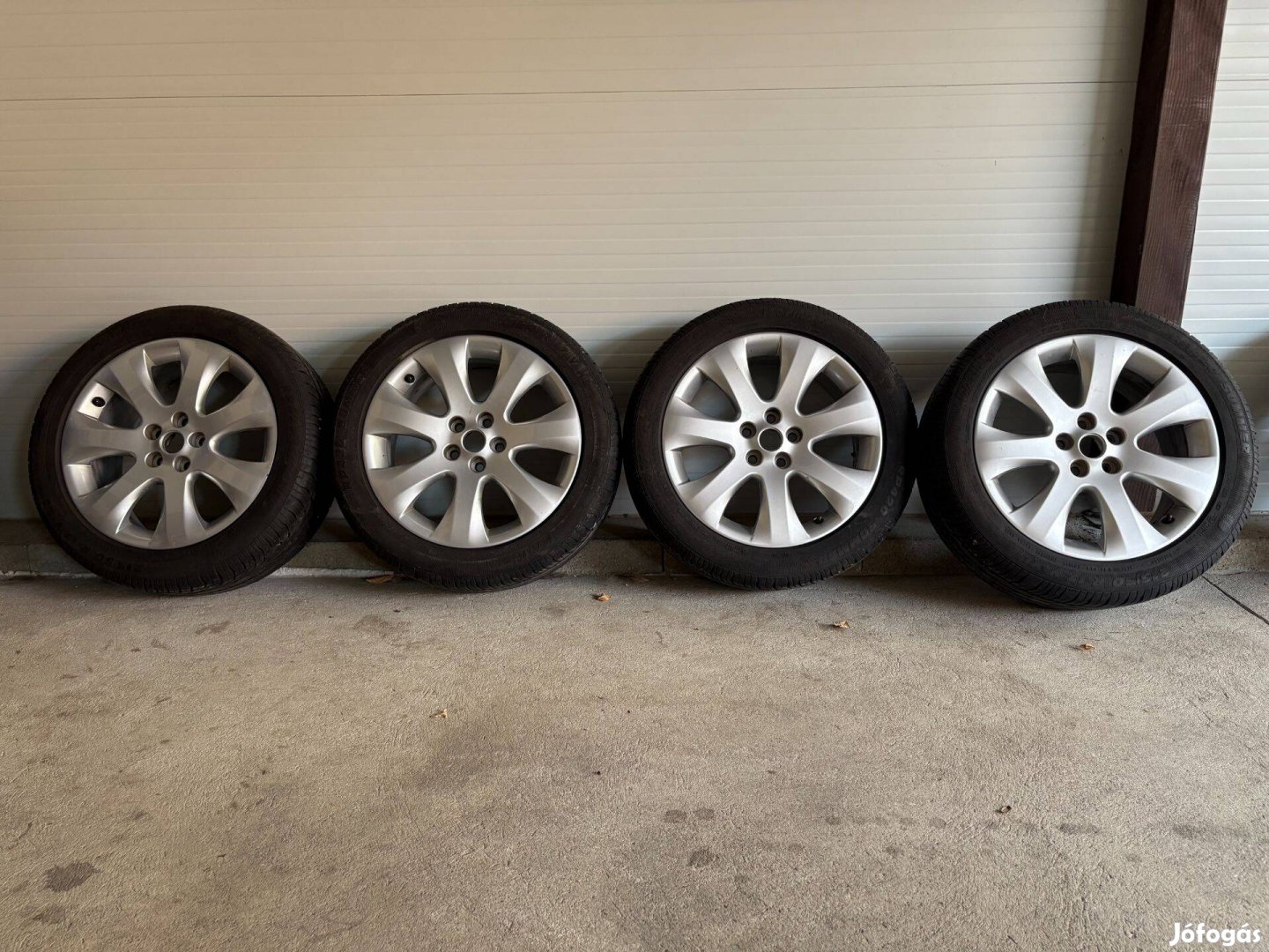 Opel 5x105 17" alufelnik újszerű nyári gumikkal olcsón