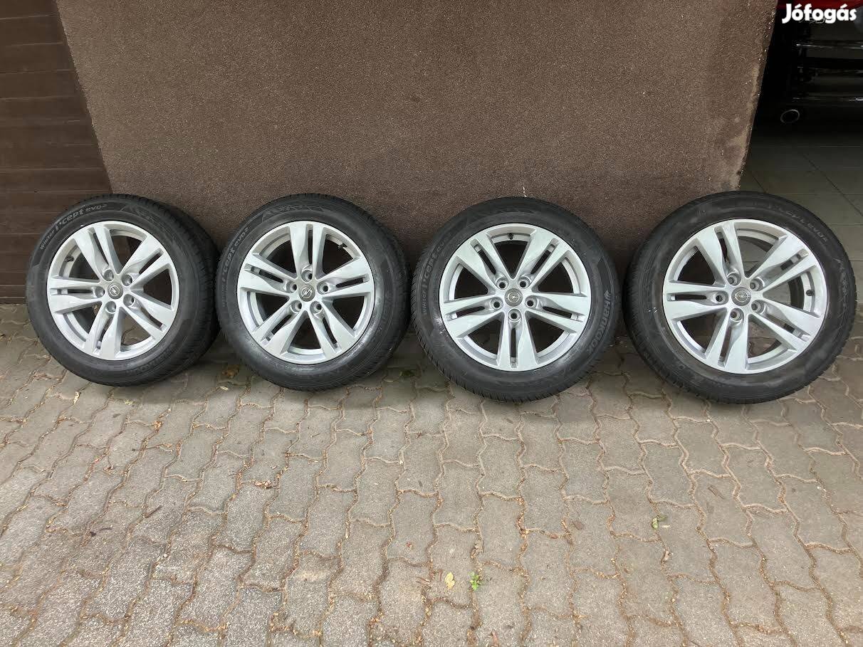 Opel 5x105 mm 10 küllős alufelni, 16-os, téligumival