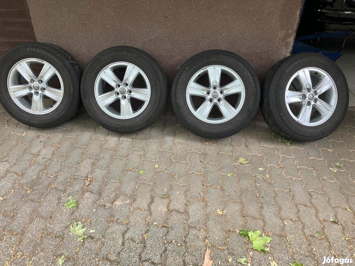 Opel 5x105 mm 5 küllős 16-os alufelni nyári gumival, Tpms-sel