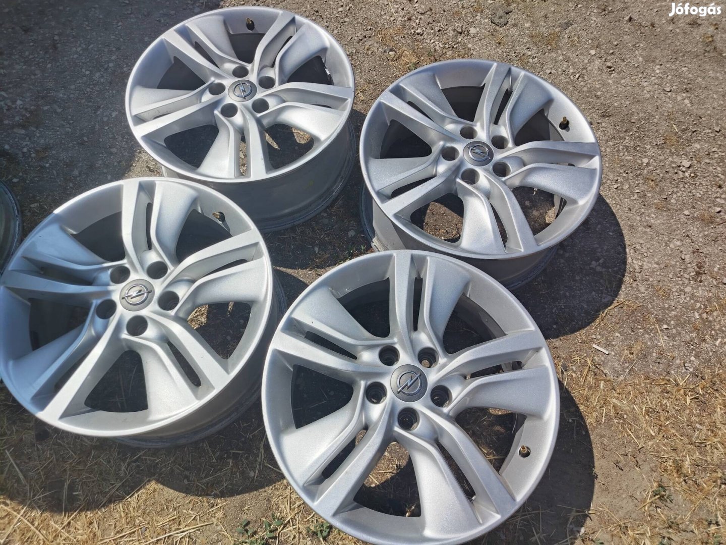 Opel 5x110 17" gyári alufelni szett 