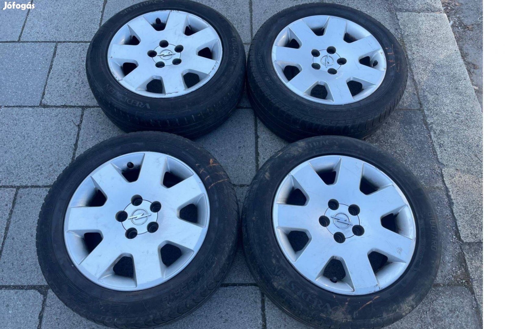 Opel 5x110 205/55 R16 Alufelni nyári gumikkal