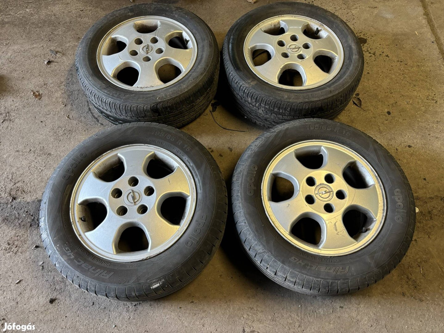 Opel 5x110 '15 felni alufelni 195/65 R15 nyári gumi