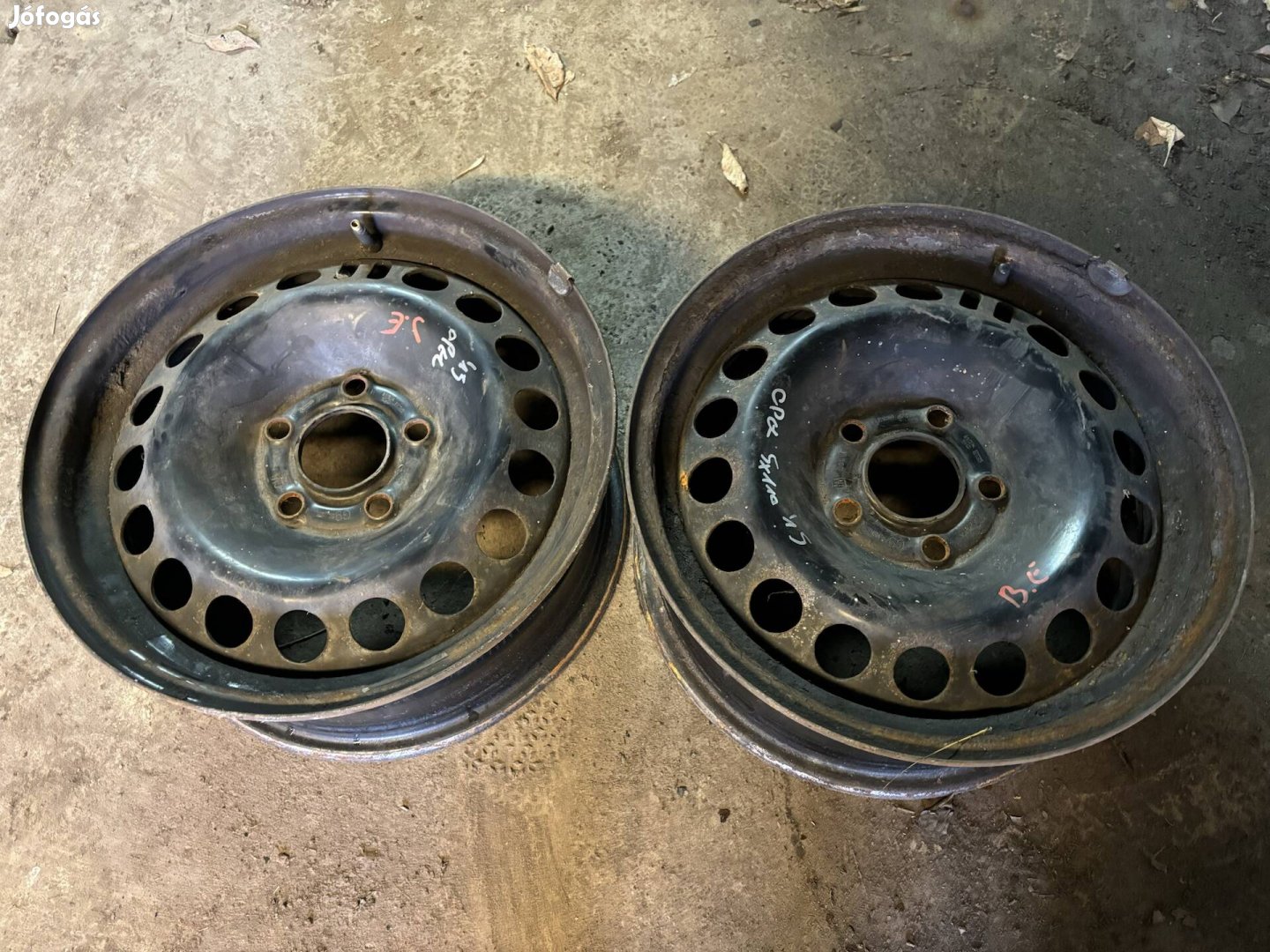 Opel 5x110 '15 felni lemezfelni pótkerék 
