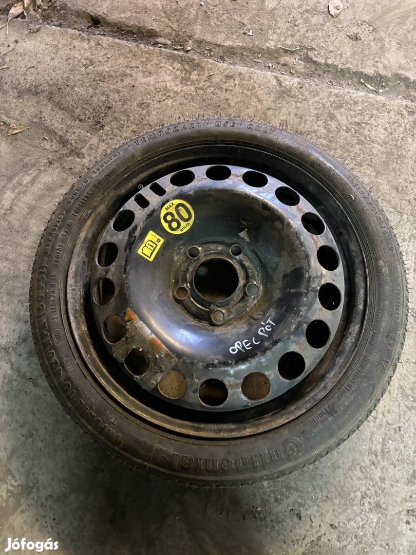 Opel 5x110 felni lemezfelni pótkerék mankókerék 