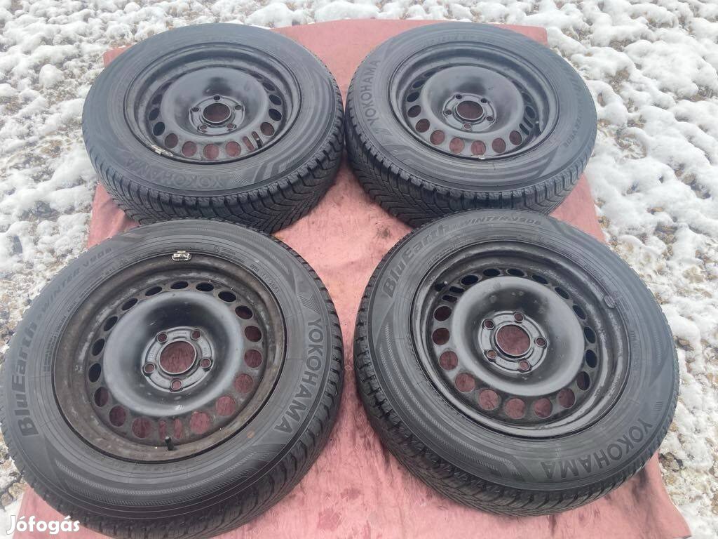 Opel 5x110 téli kerekek Yokohama 195/65 R15 gumikkal