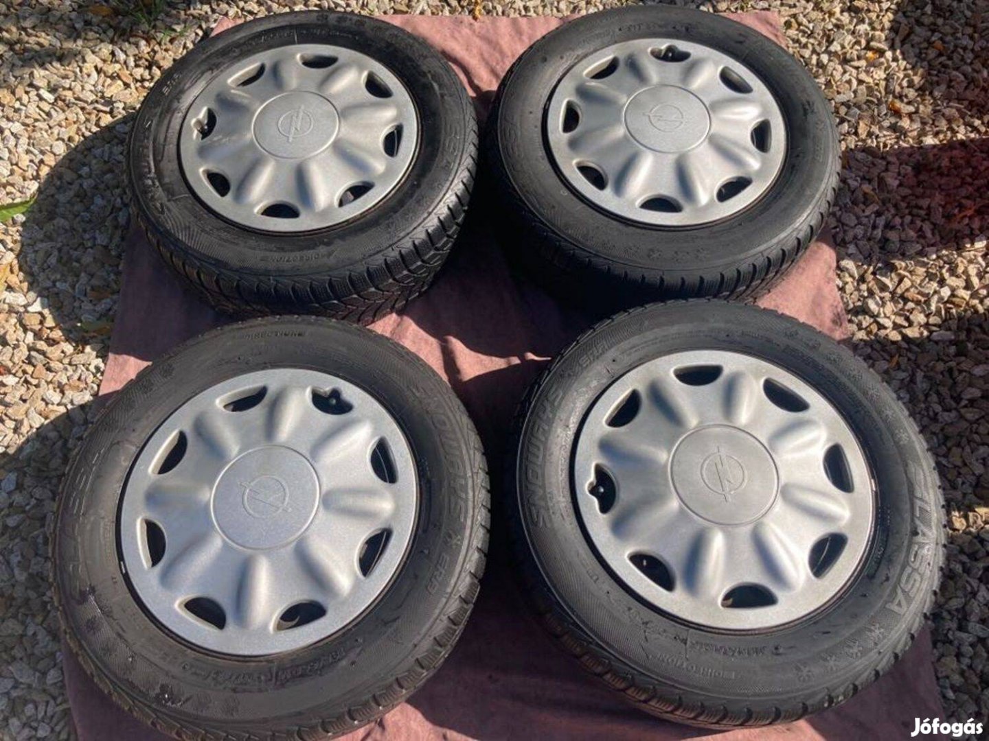 Opel 5x110 téli szett 195/65 R15 M+S gumikkal