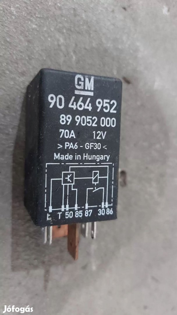 Opel ASTRA F 91- 1.7 Izzítógyertya izzítórelé izzító relé