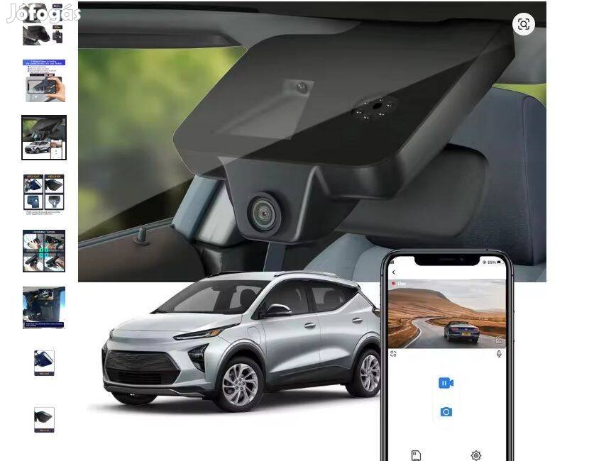 Opel Ampera E DASH kamera első, hátsó