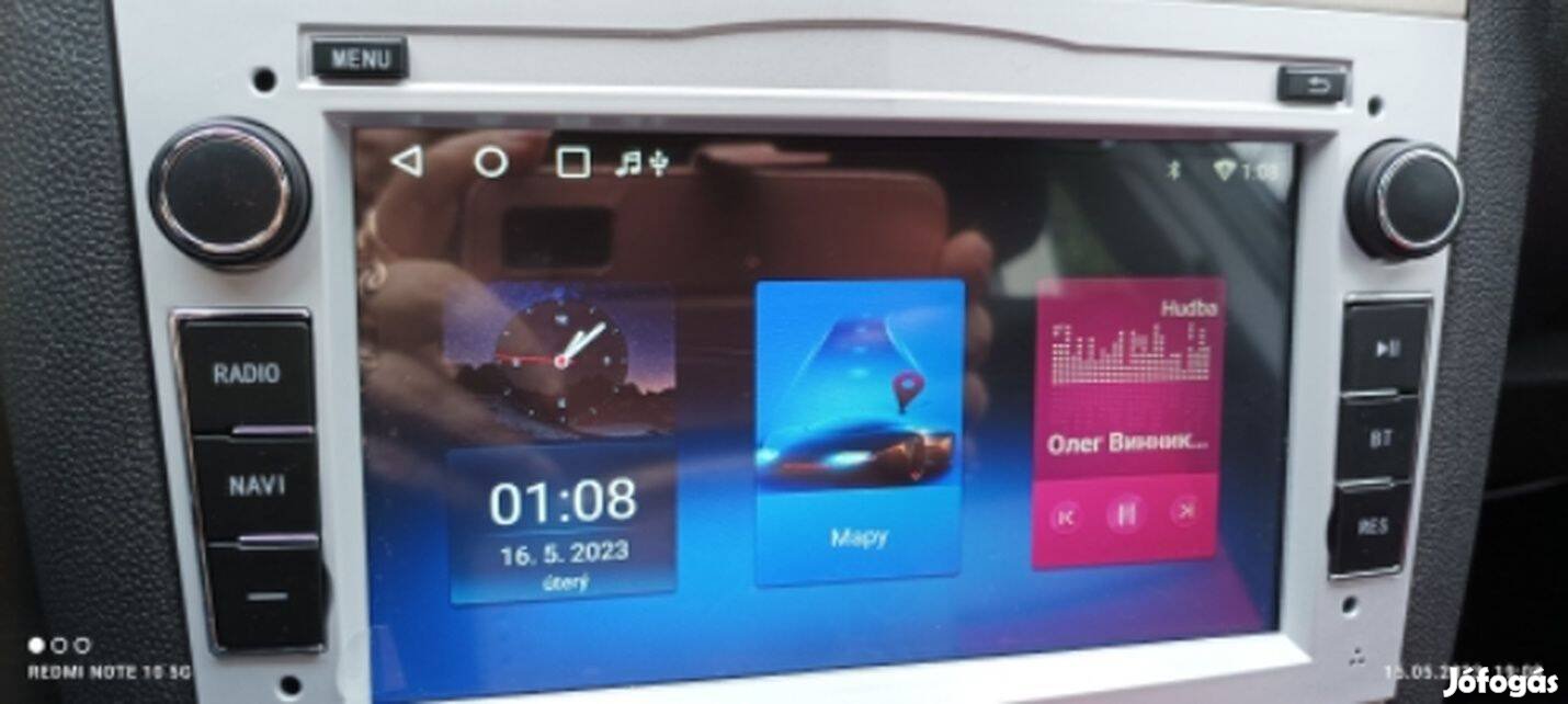 Opel Android Multimédia GPS Rádió Fejegység Tolatókamerával