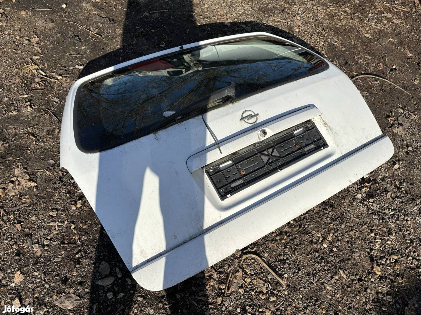 Opel Astra G kombi csomagtér ajtó fehér 