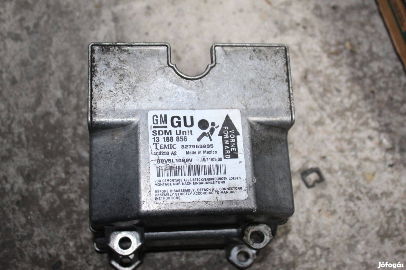 Opel Astra H Légzsák vezérlő 13188856GU
